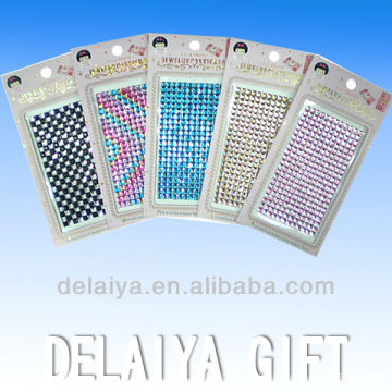 Mobile phone rhinestone stickers